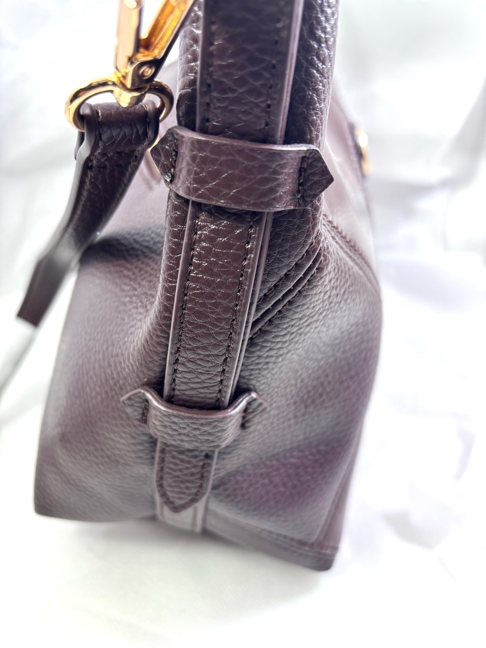 Giani Bernini Pebble Soft MD Shoulder Bag. Rich Coffee. - Picture 10 of 14
